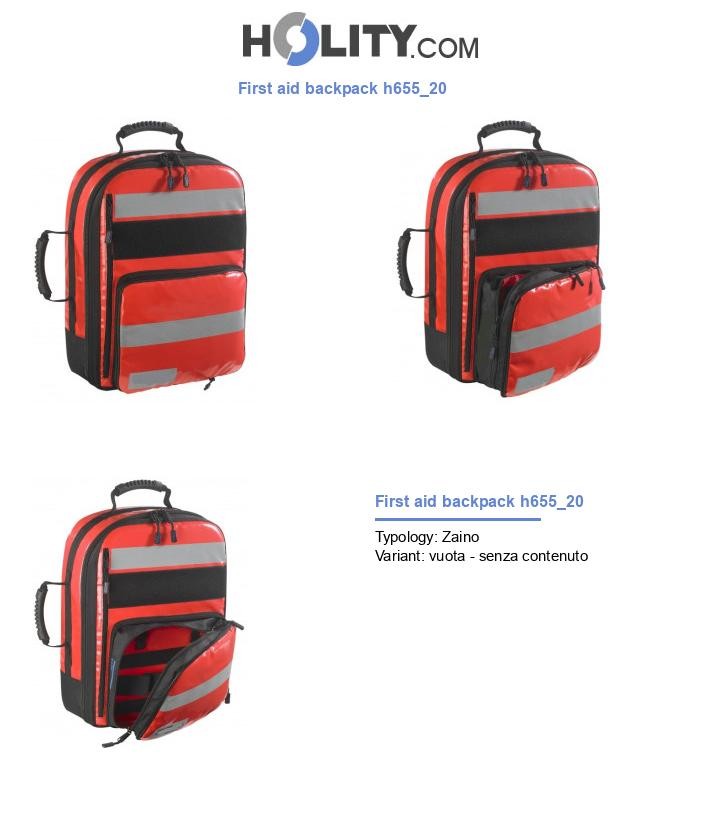 First aid backpack h655_20