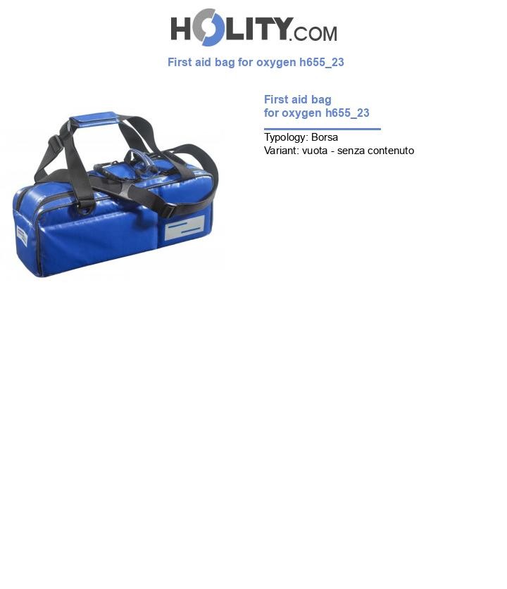 First aid bag for oxygen h655_23