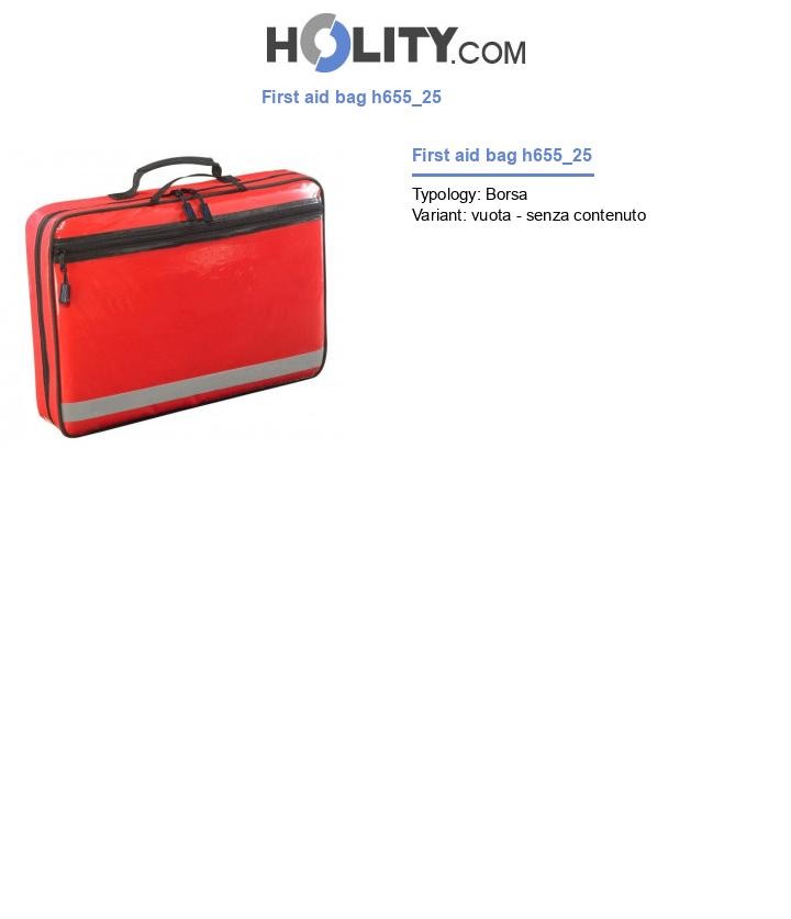 First aid bag h655_25