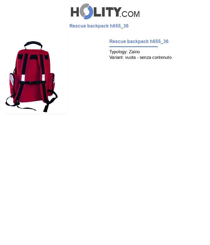Rescue backpack h655_36