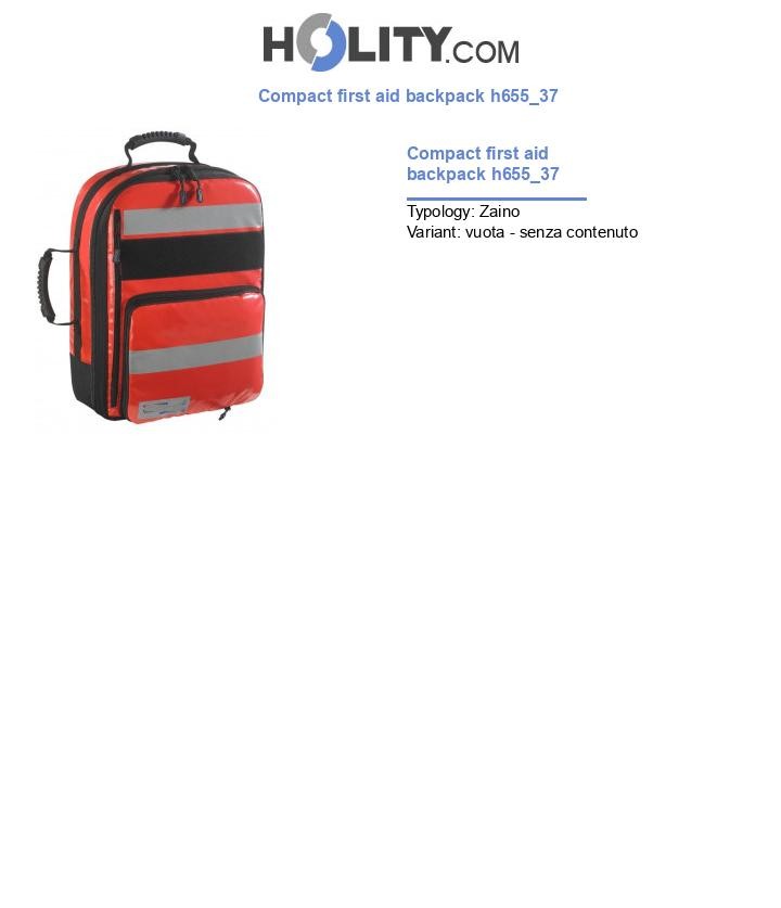 Compact first aid backpack h655_37