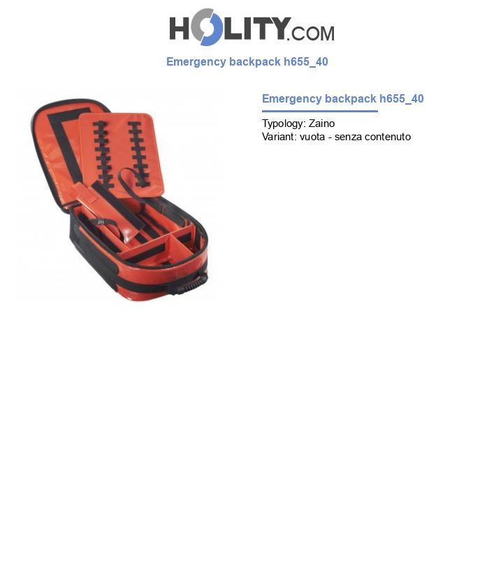 Emergency backpack h655_40