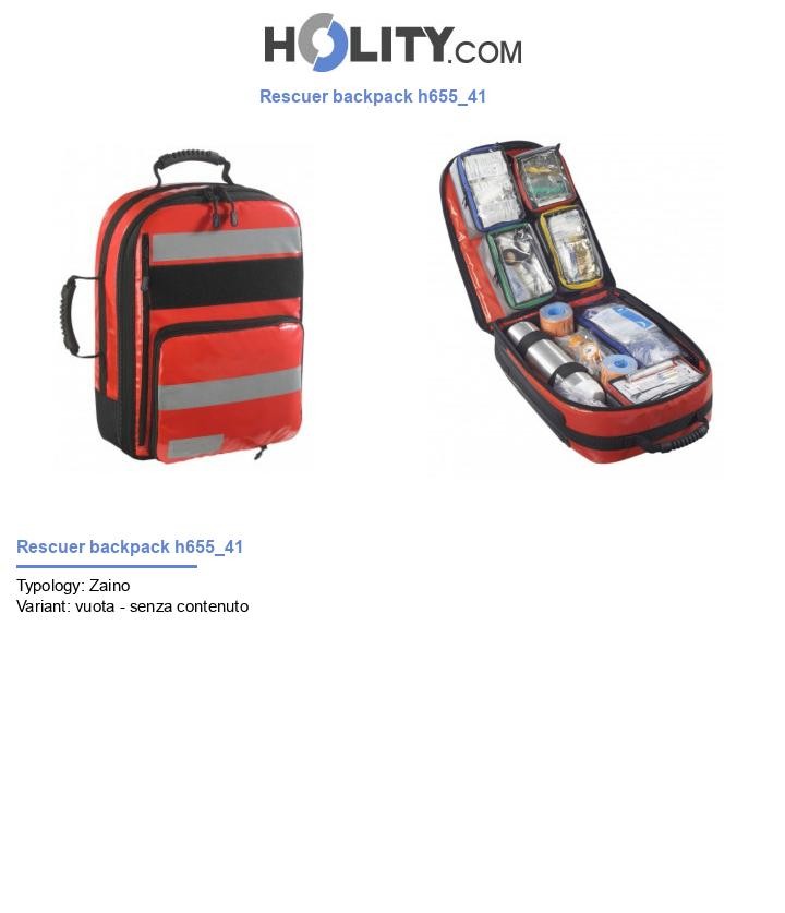 Rescuer backpack h655_41