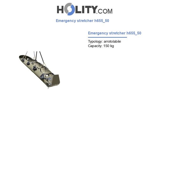 Emergency stretcher h655_50