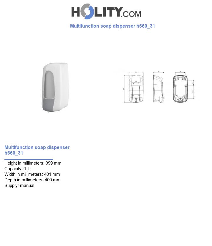 Multifunction soap dispenser h660_31