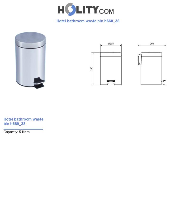 Hotel bathroom waste bin h660_38