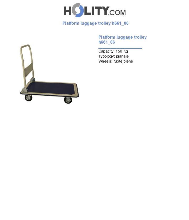 Platform luggage trolley h661_06
