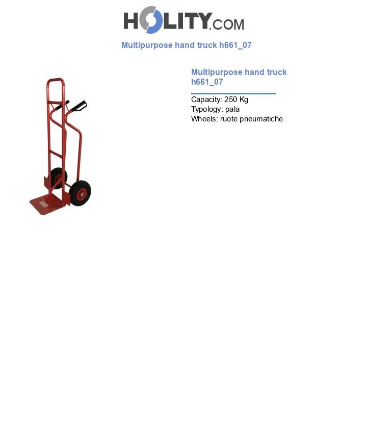 Multipurpose hand truck h661_07