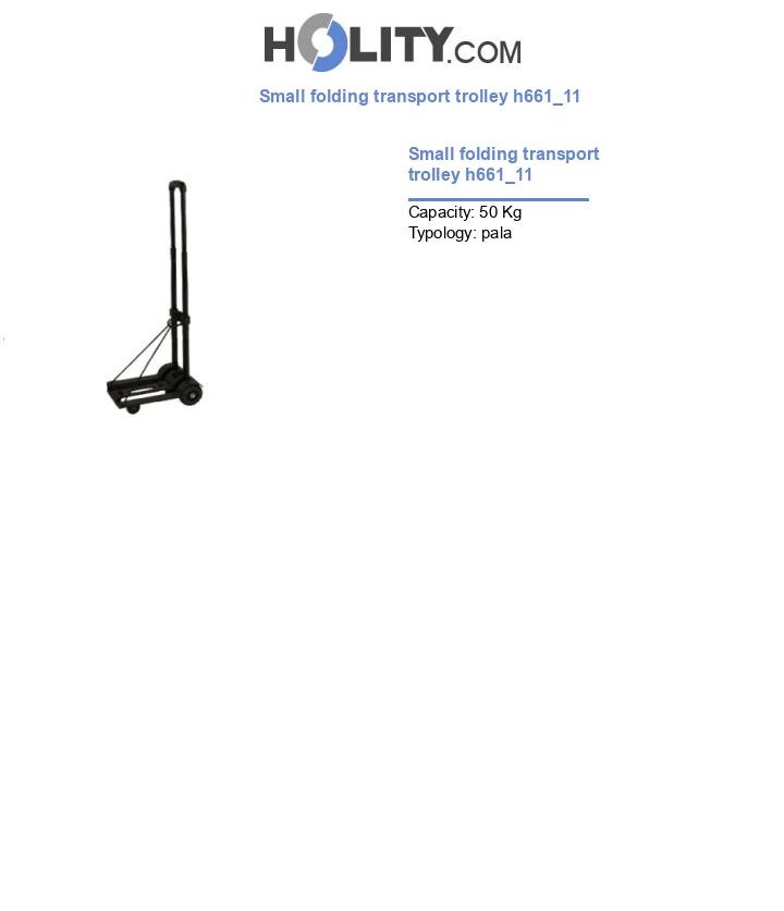 Small folding transport trolley h661_11