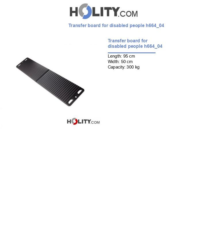 Transfer board for disabled people h664_04