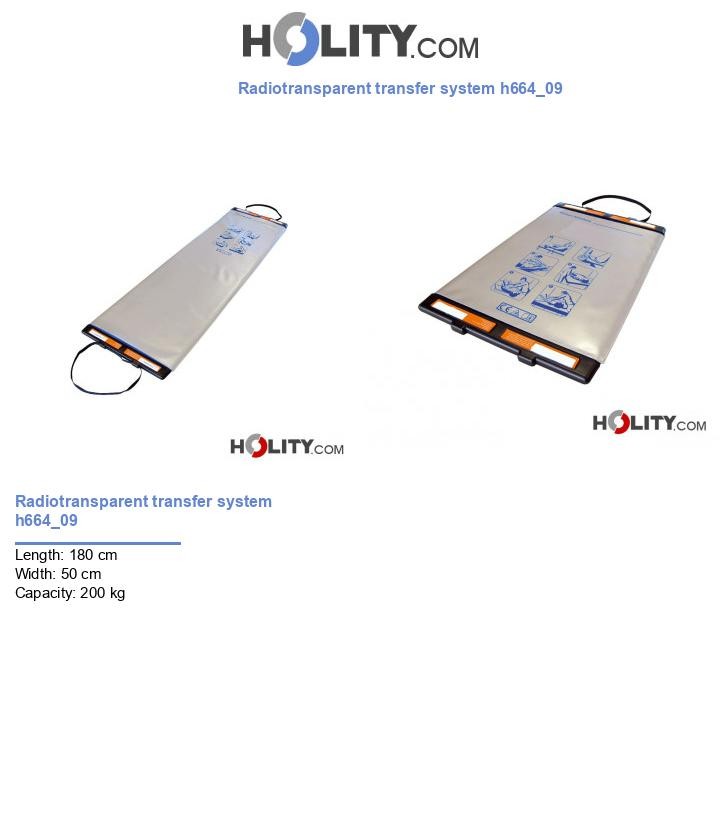Radiotransparent transfer system h664_09
