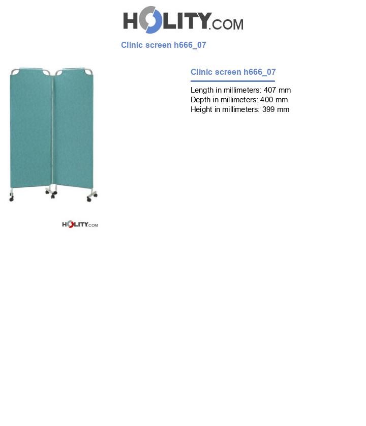 Clinic screen h666_07