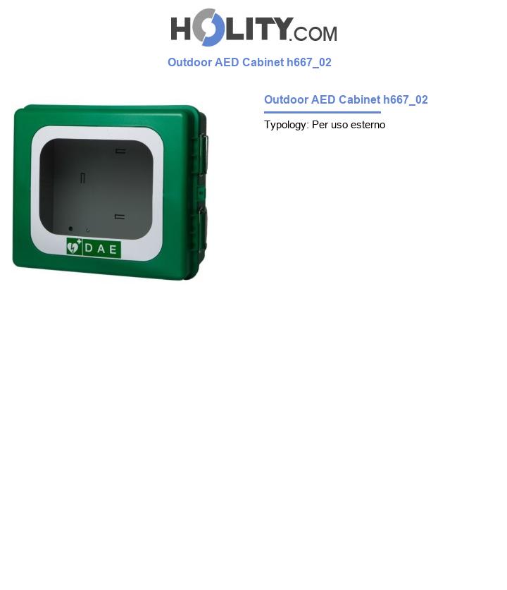 Outdoor AED Cabinet h667_02