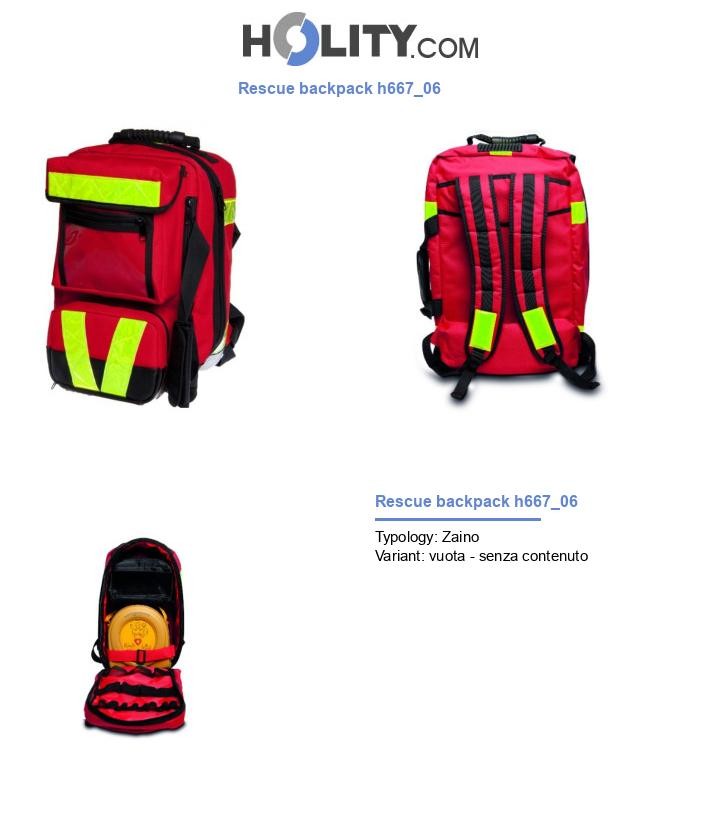 Rescue backpack h667_06