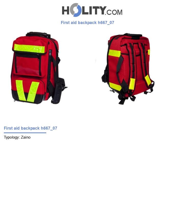 First aid backpack h667_07