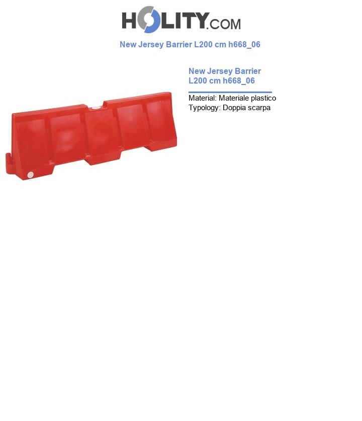 New Jersey Barrier L200 cm h668_06