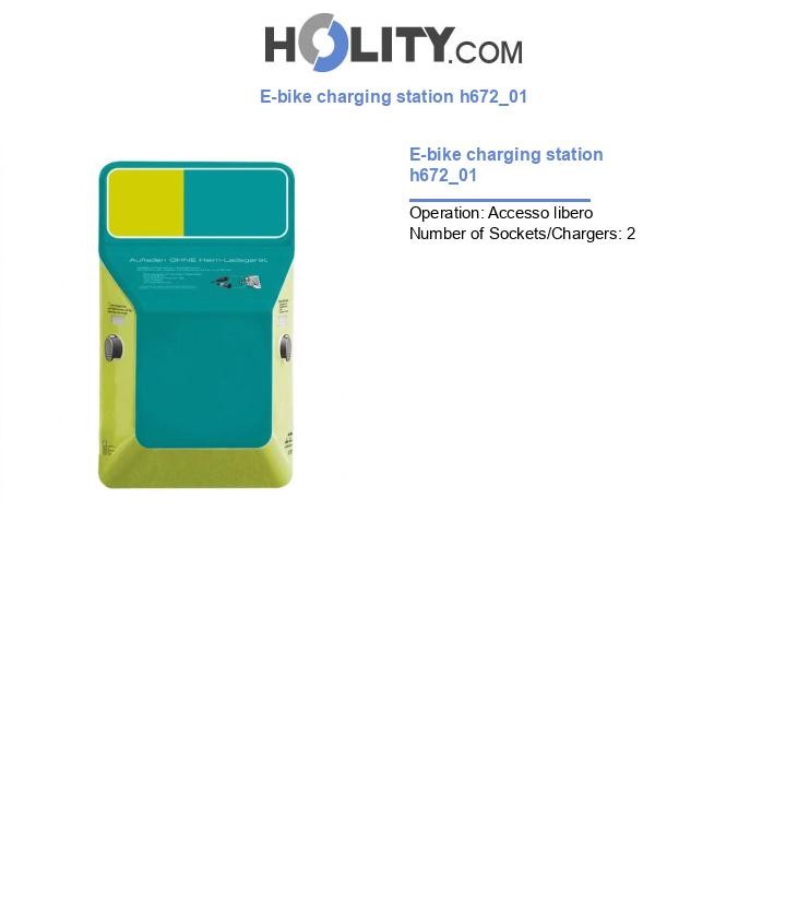 E-bike charging station h672_01