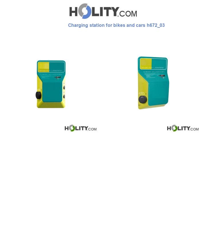 Charging station for bikes and cars h672_03