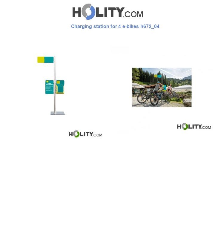 Charging station for 4 e-bikes h672_04