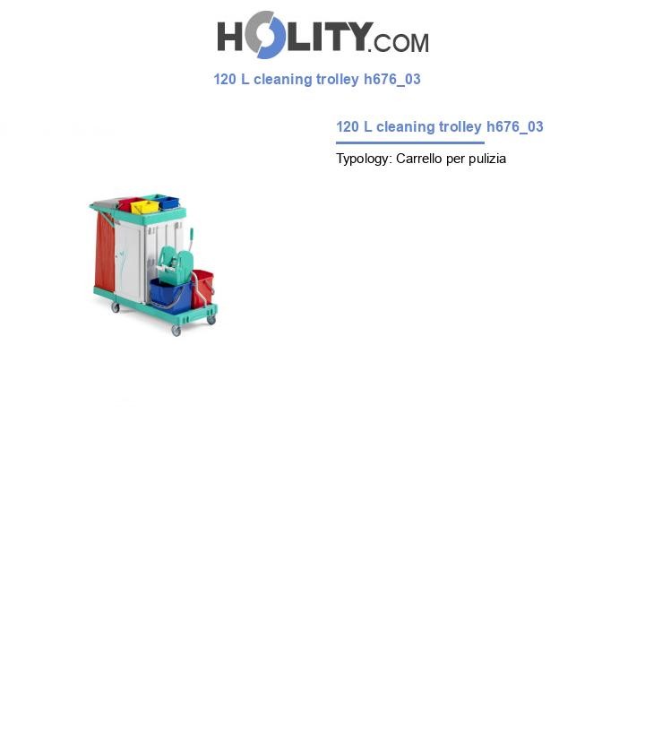 120 L cleaning trolley h676_03