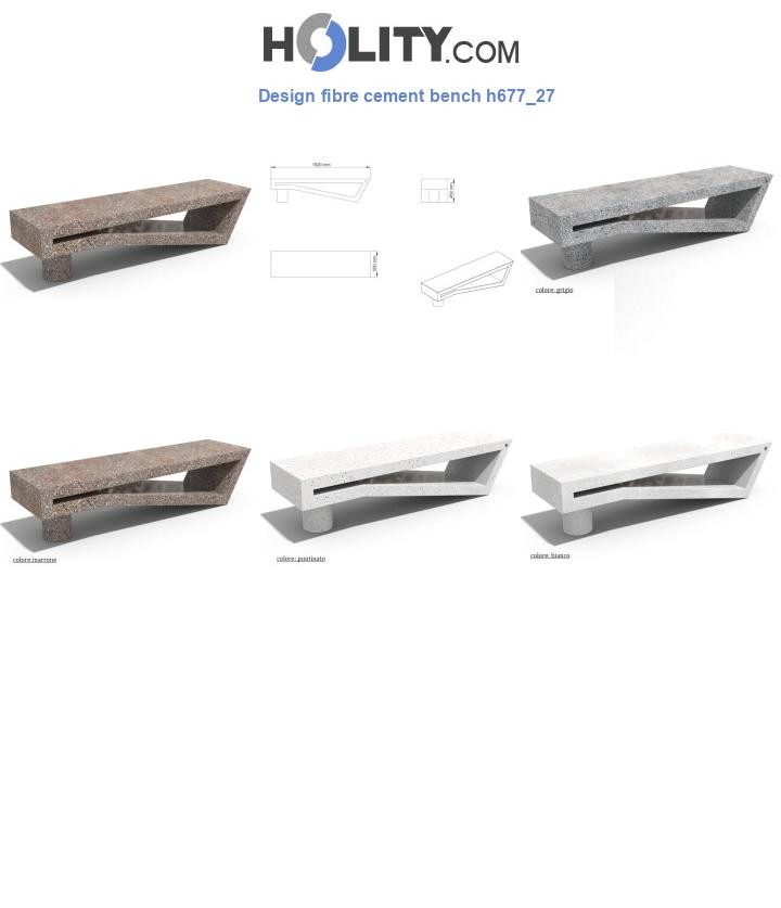Design fibre cement bench h677_27