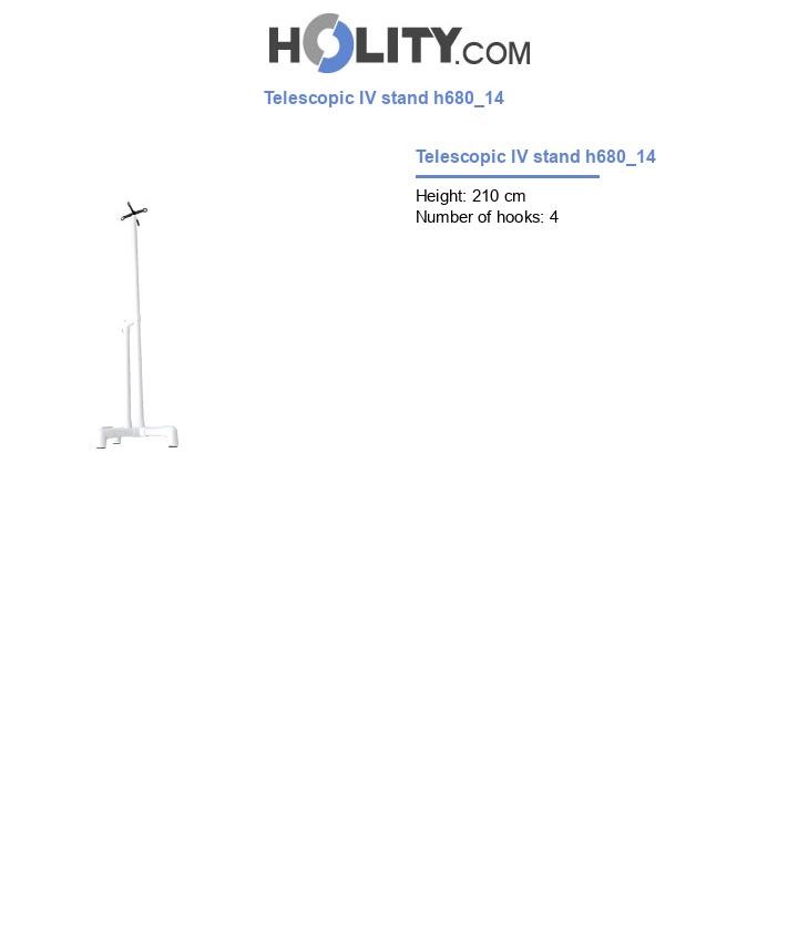 Telescopic IV stand h680_14