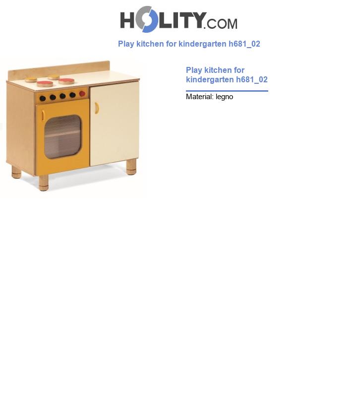 Play kitchen for kindergarten h681_02