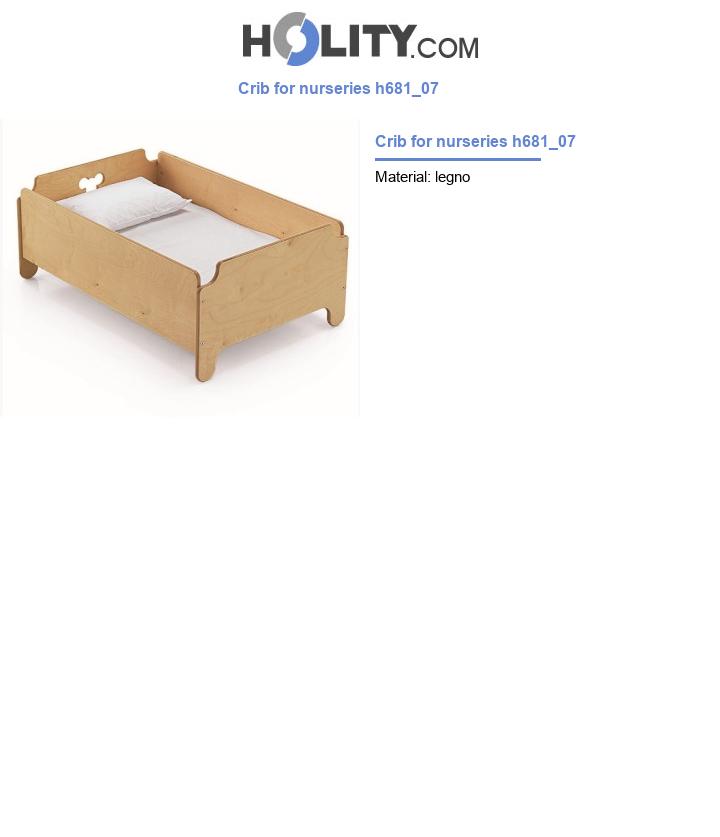 Crib for nurseries h681_07