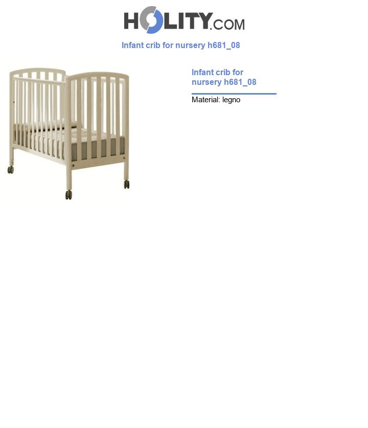 Infant crib for nursery h681_08