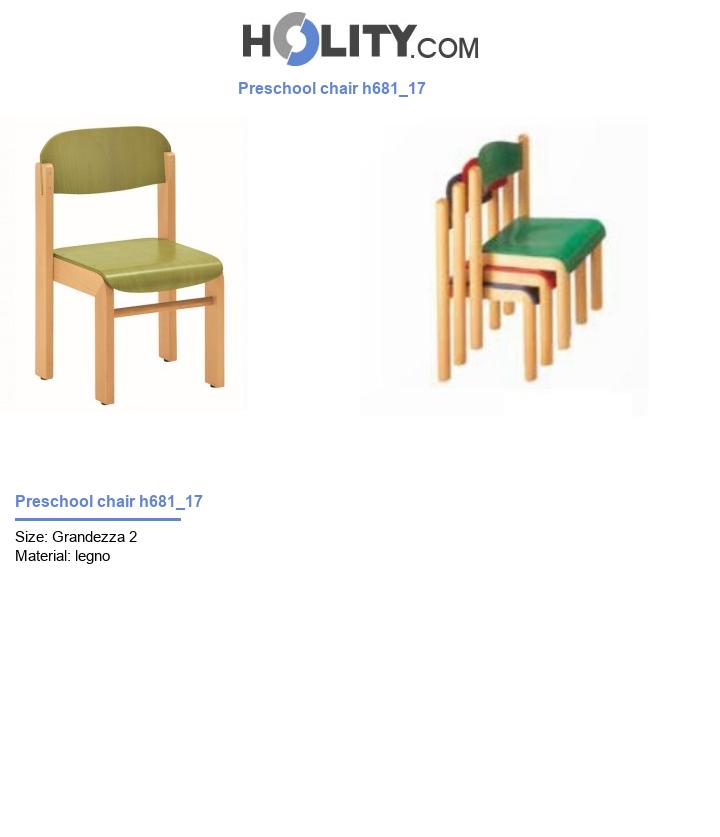 Preschool chair h681_17