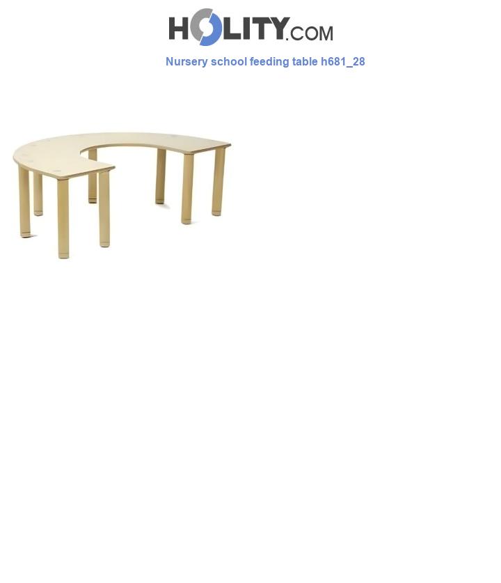 Nursery school feeding table h681_28