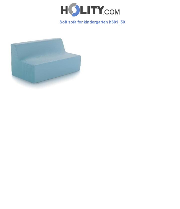 Soft sofa for kindergarten h681_50
