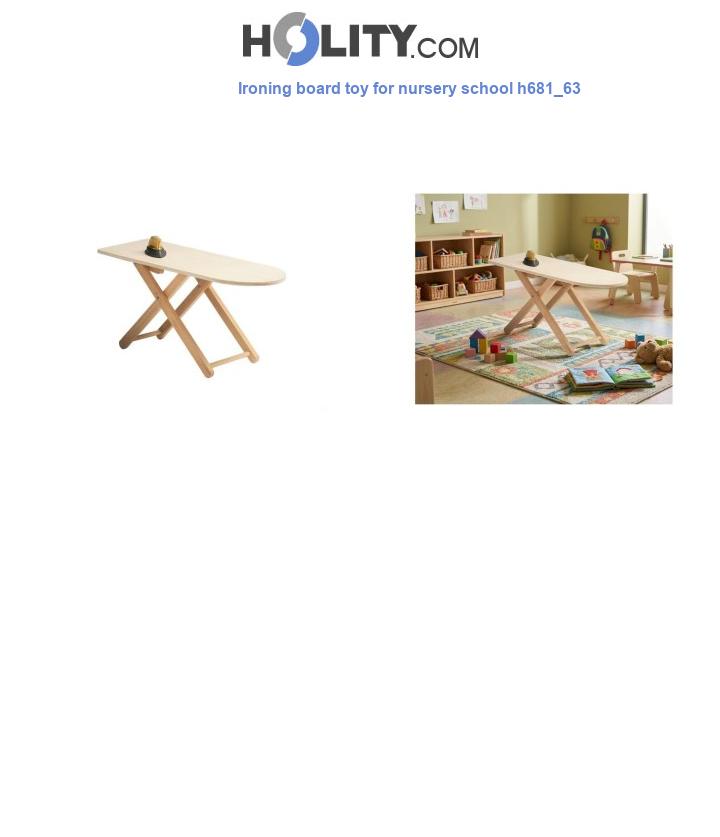Ironing board toy for nursery school h681_63