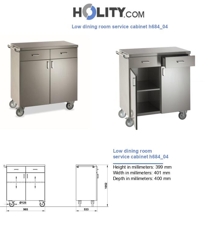 Low dining room service cabinet h684_04
