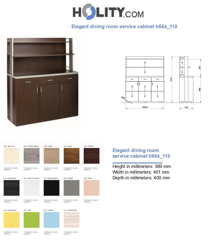 Elegant dining room service cabinet h684_110