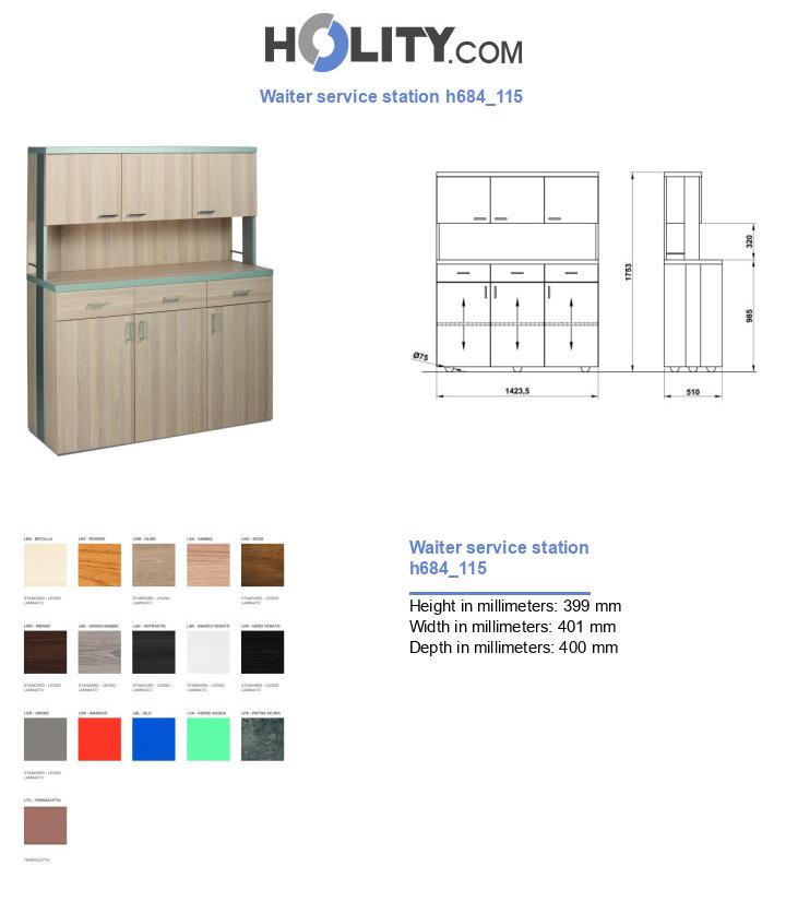 Waiter service station h684_115