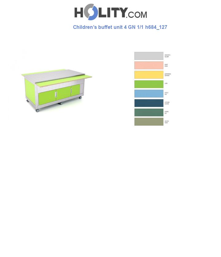 Children’s buffet unit 4 GN 1/1 h684_127