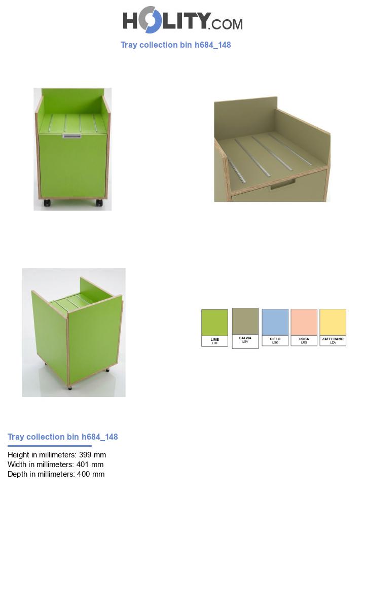 Tray collection bin h684_148