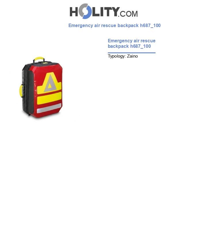Emergency air rescue backpack h687_100