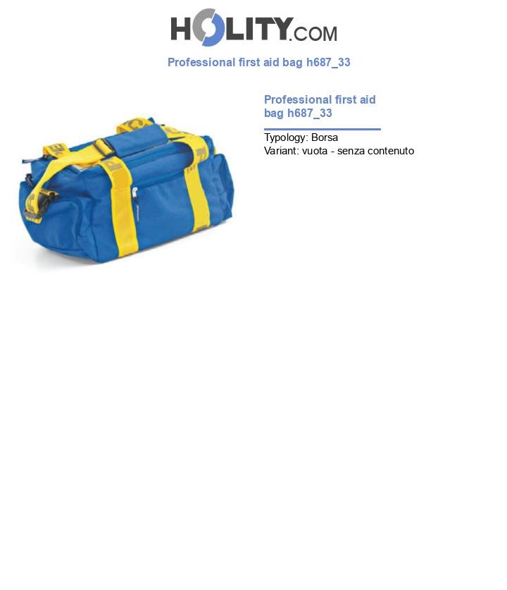 Professional first aid bag h687_33