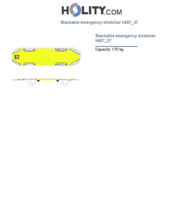 Stackable emergency stretcher h687_37