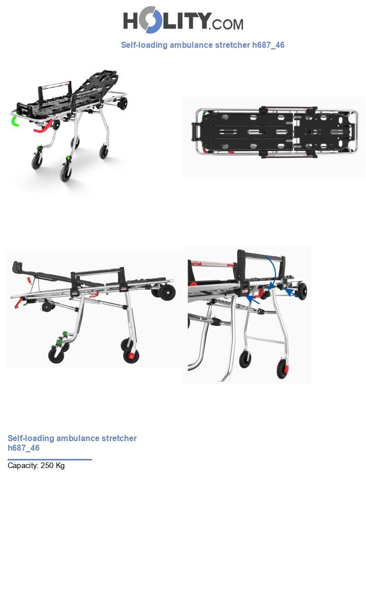 Self-loading ambulance stretcher h687_46
