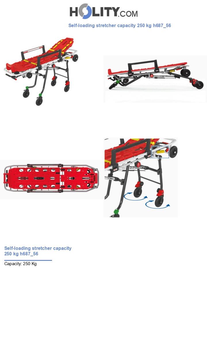 Self-loading stretcher capacity 250 kg h687_56