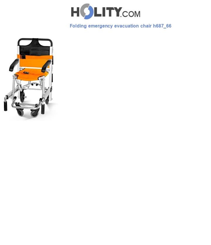 Folding emergency evacuation chair h687_66
