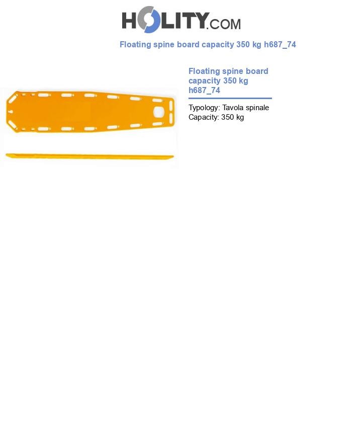 Floating spine board capacity 350 kg h687_74