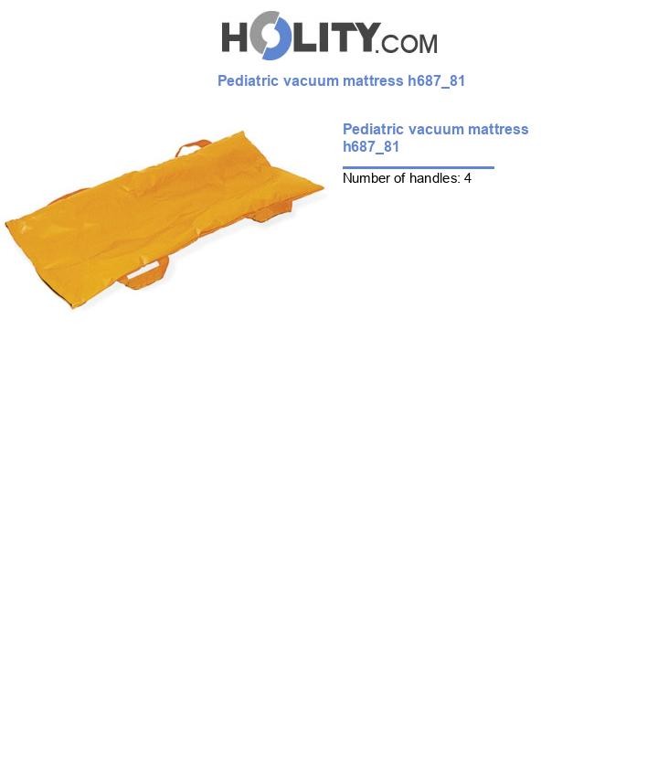 Pediatric vacuum mattress h687_81