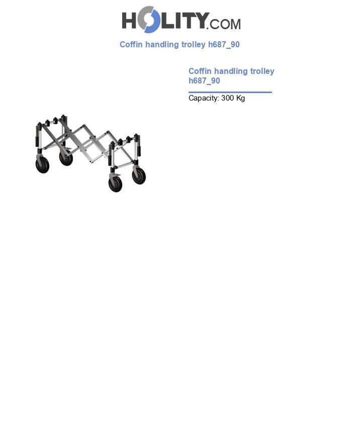 Coffin handling trolley h687_90