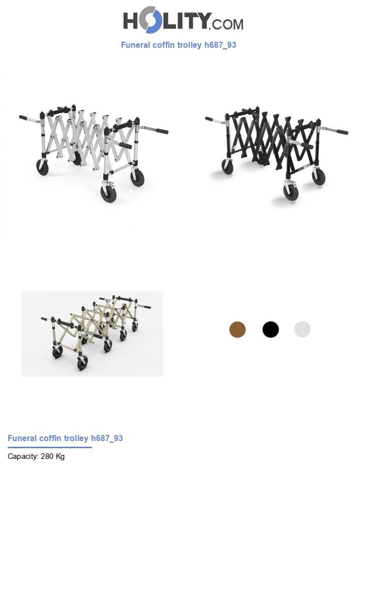 Funeral coffin trolley h687_93