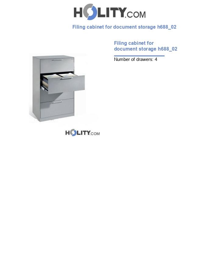 Filing cabinet for document storage h688_02