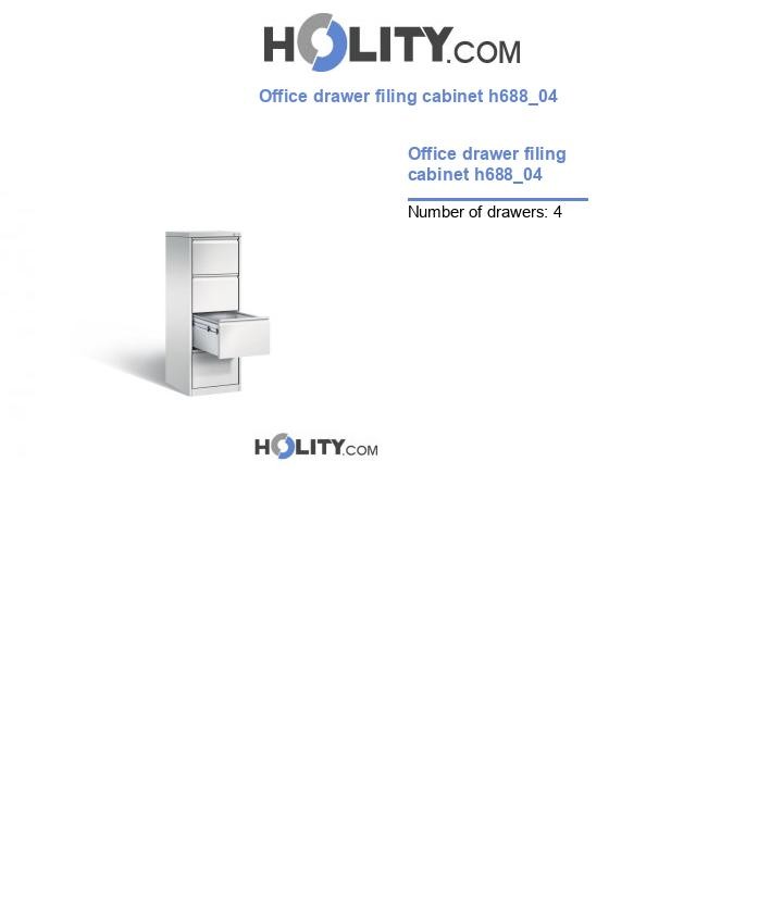 Office drawer filing cabinet h688_04